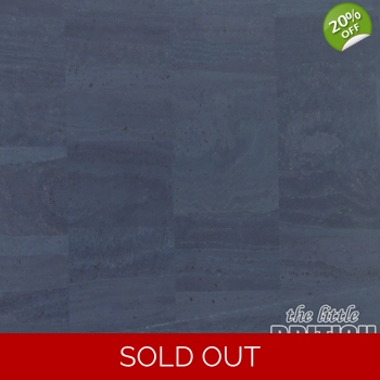 REMNANT - Surface Cork - Navy Blue - Fat Quarter